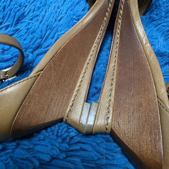 Tory Burch Womens Open Toe Wedge Sandals Size 7 - Picture 5 of 11